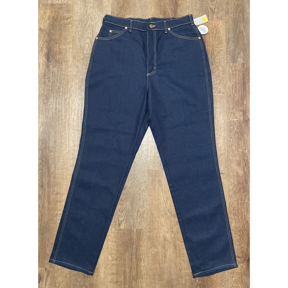 Lee Riders Women's Classic Fit Indigo Jeans 20W Inseam 32 Made in USA